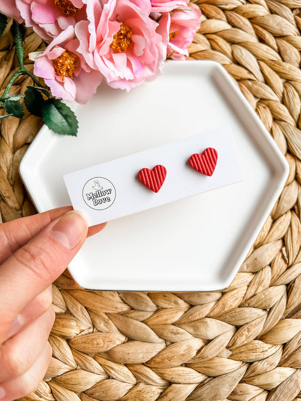 Heart Studs