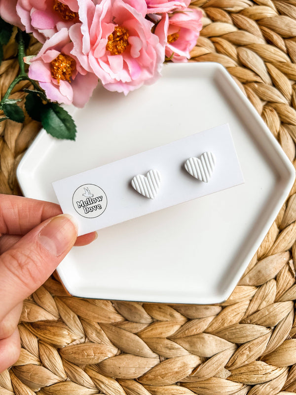 Heart Studs