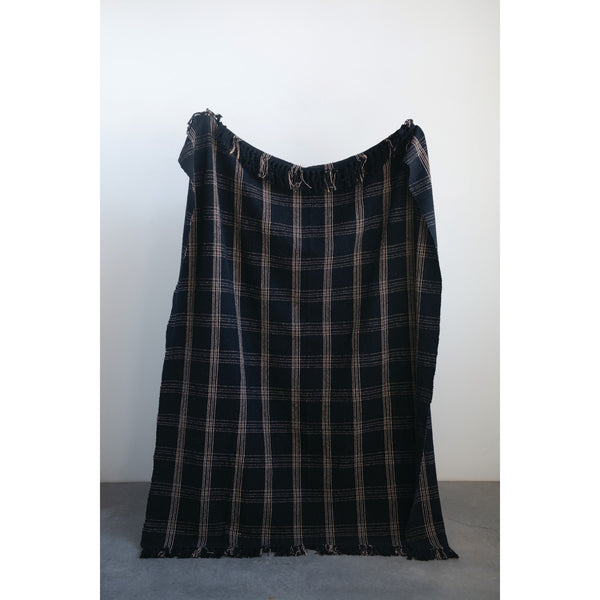 Woven Checkered Throw