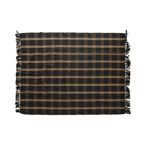 Woven Checkered Throw