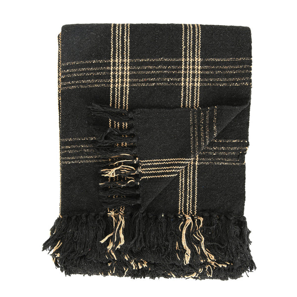 Woven Checkered Throw
