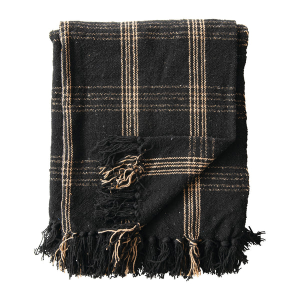 Woven Checkered Throw