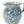 Load image into Gallery viewer, Blue Floral Stoneware Pitcher
