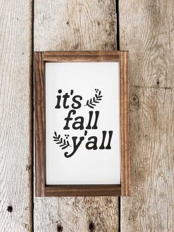 It's Fall Y'all