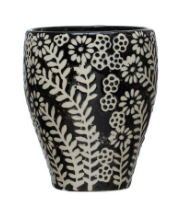 Botanical Stoneware Cup, 6 Styles