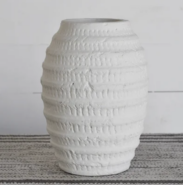 White Wash Vase