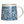 Load image into Gallery viewer, Blue Handstamped Stoneware Mug