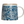 Load image into Gallery viewer, Blue Handstamped Stoneware Mug
