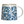 Load image into Gallery viewer, Blue Handstamped Stoneware Mug