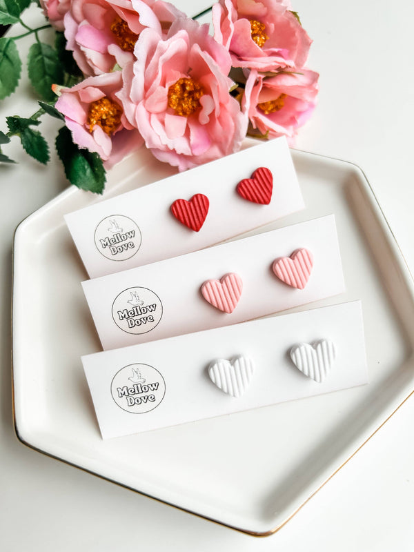 Heart Studs