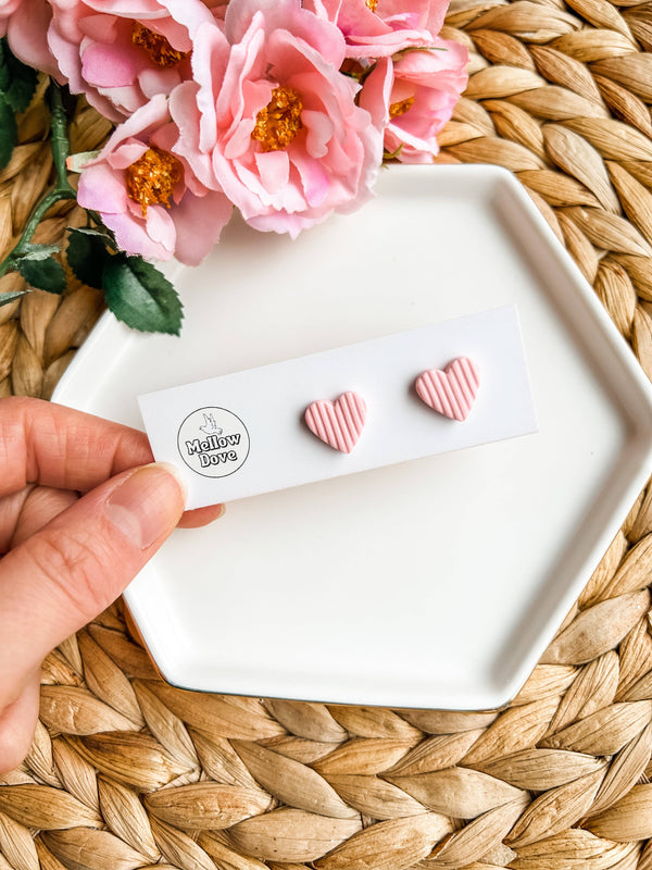 Heart Studs