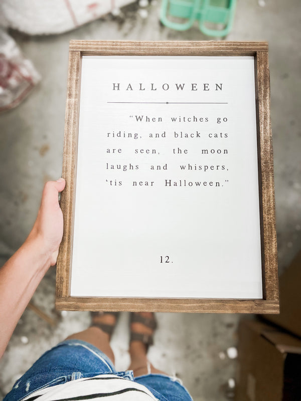 When Witches Go Riding: Halloween