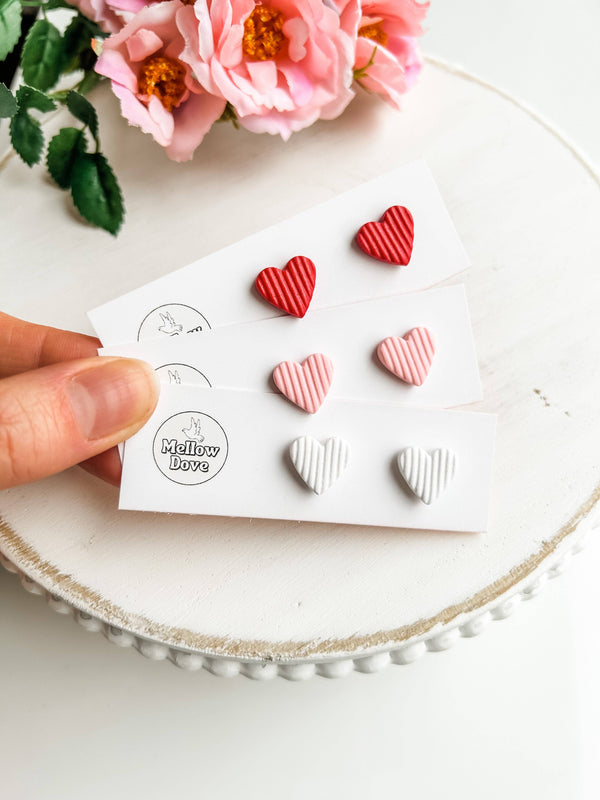 Heart Studs