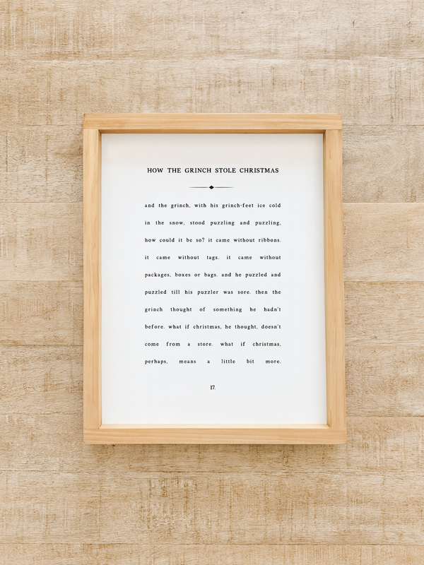 How the Grinch Stole Christmas Wood Sign