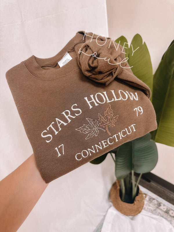 Stars Hollow Embroidered Sweatshirt