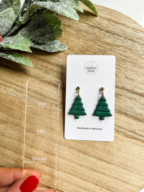 Pine Tree Dangle Earrings