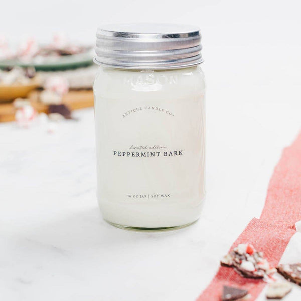 Peppermint Bark Soy Candle