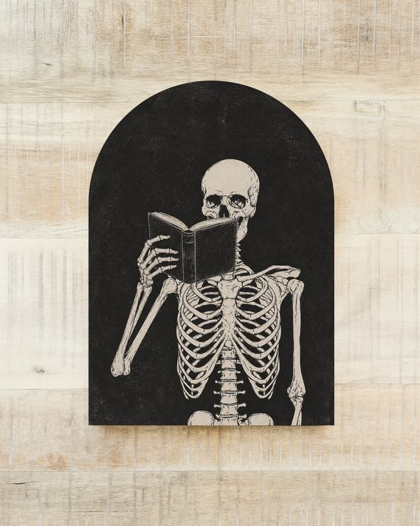 Skeleton with Book, Arch