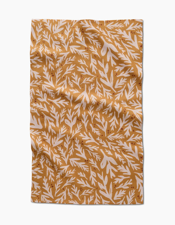 Trail Dusting Gold Tea Towel