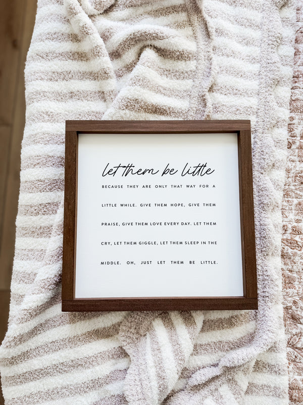 Let Them Be Little