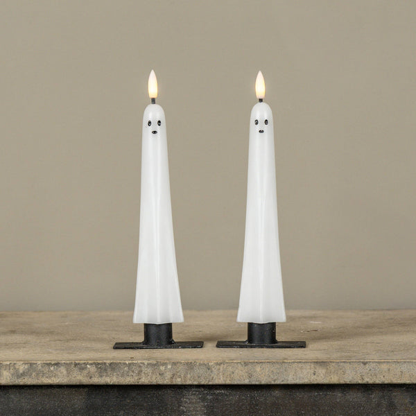 Ghost Flameless Taper Candles