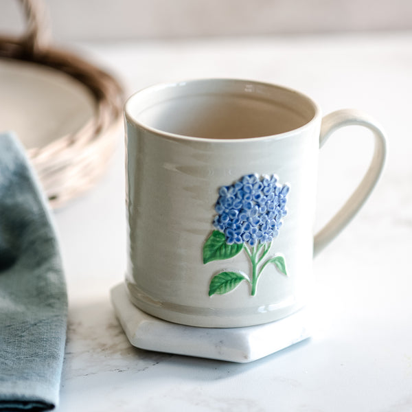 Blue Hydrangea Mug