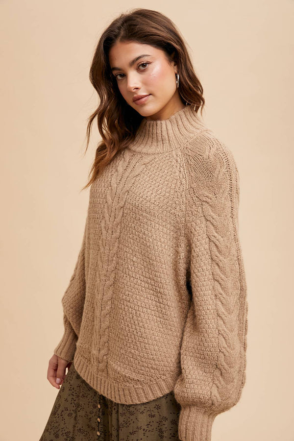 Joy Cable Knit Sweater