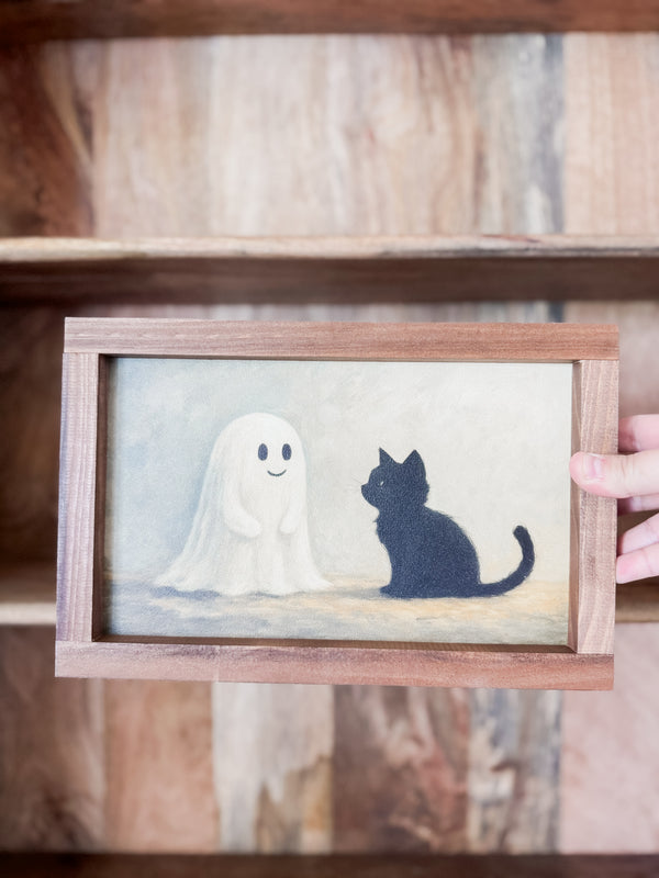 Ghost and Kitten