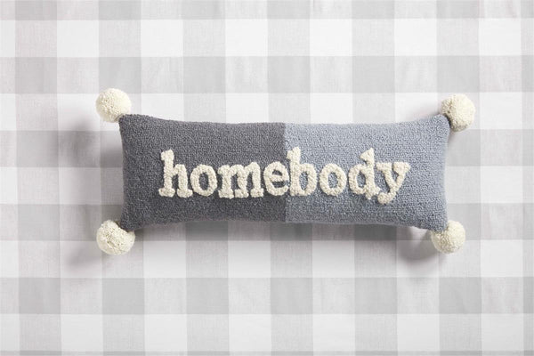 Homebody Hooked Pillow