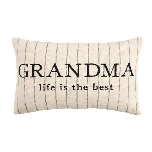 Grandma Striped Pillow