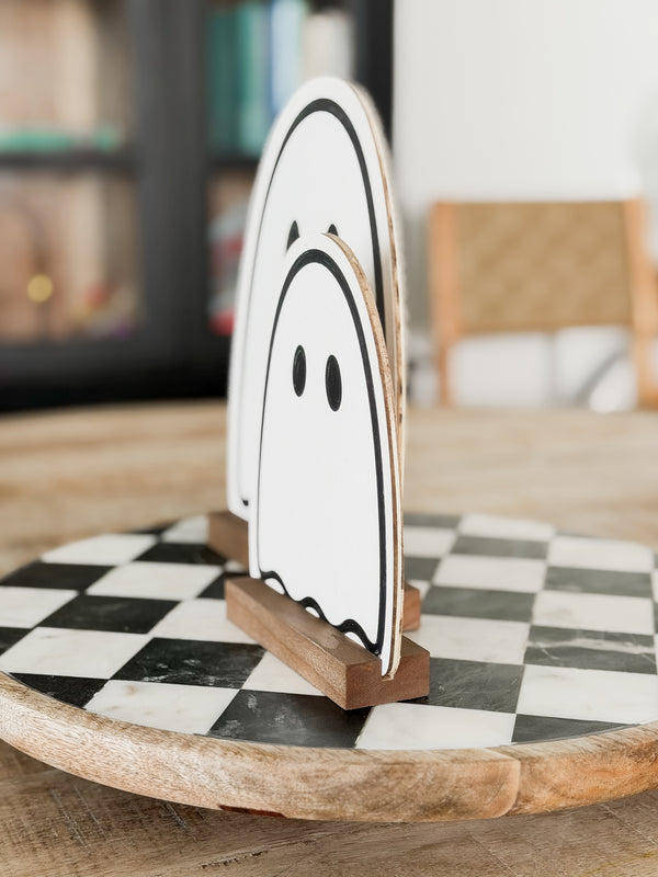 Wood Ghost Shelf Sitter