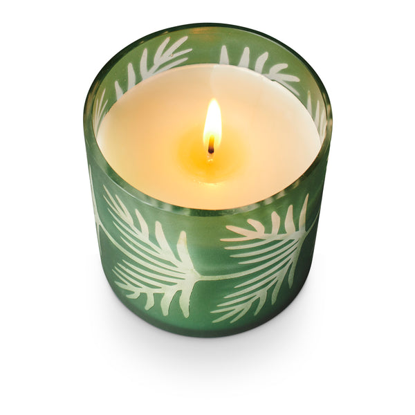 Sugar Pine Glass Candle