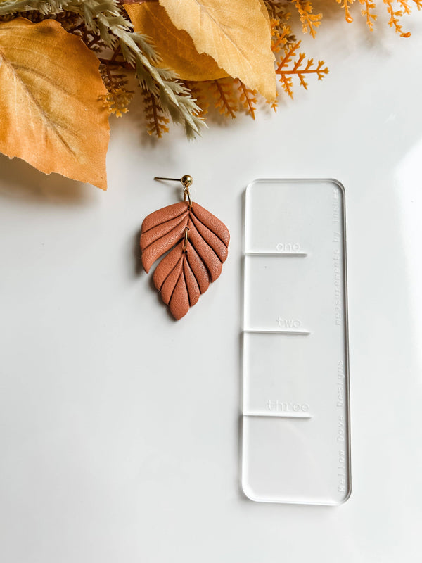 Neutral Fall Leaf Dangle