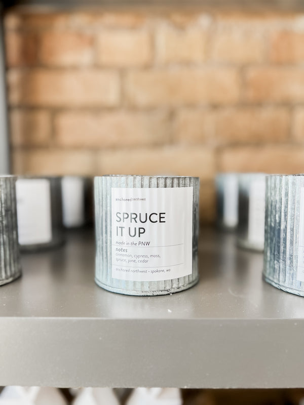 Spruce It Up Wood Wick Candle