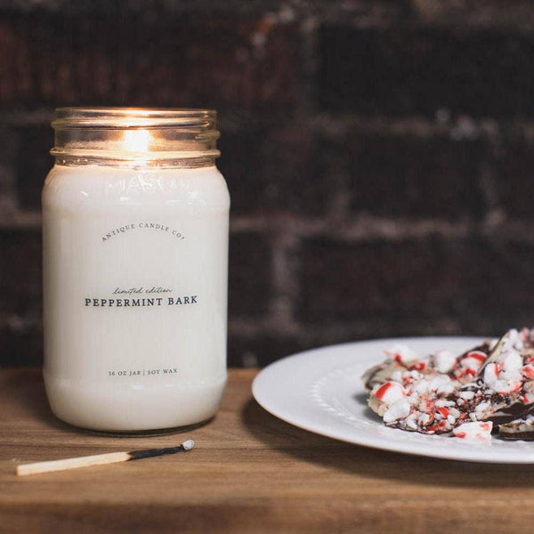 Peppermint Bark Soy Candle