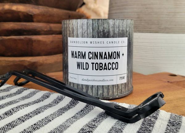 Fall Galvanized Tin Candle