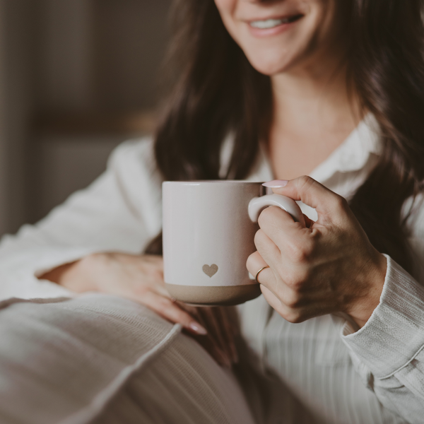 Heart Stoneware Mug