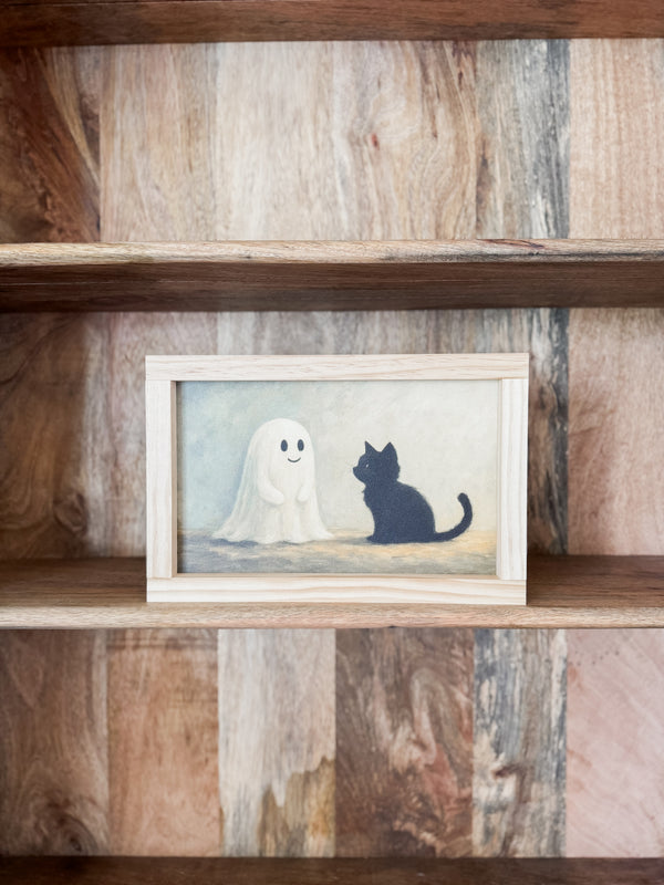 Ghost and Kitten