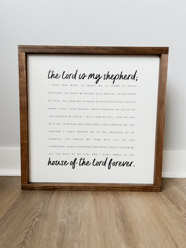 The Lord Is My Shepherd | Psalm 23