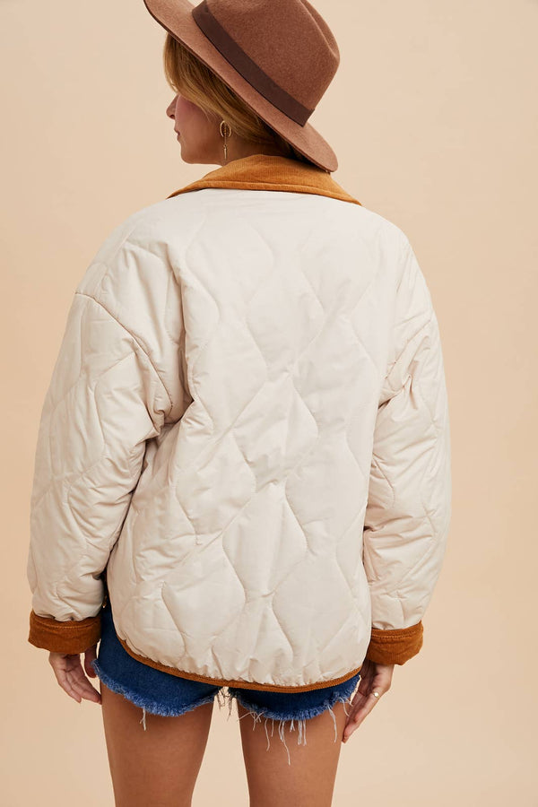 Daphne Reversible Quilted Jacket