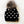 Load image into Gallery viewer, Black Fleur-De-Lis Pom Hat
