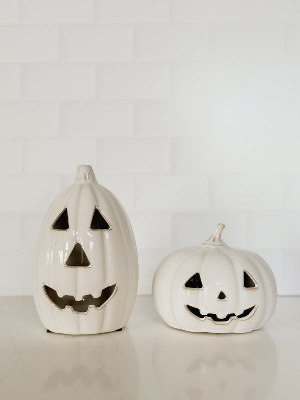 Ceramic Jack O'Lantern