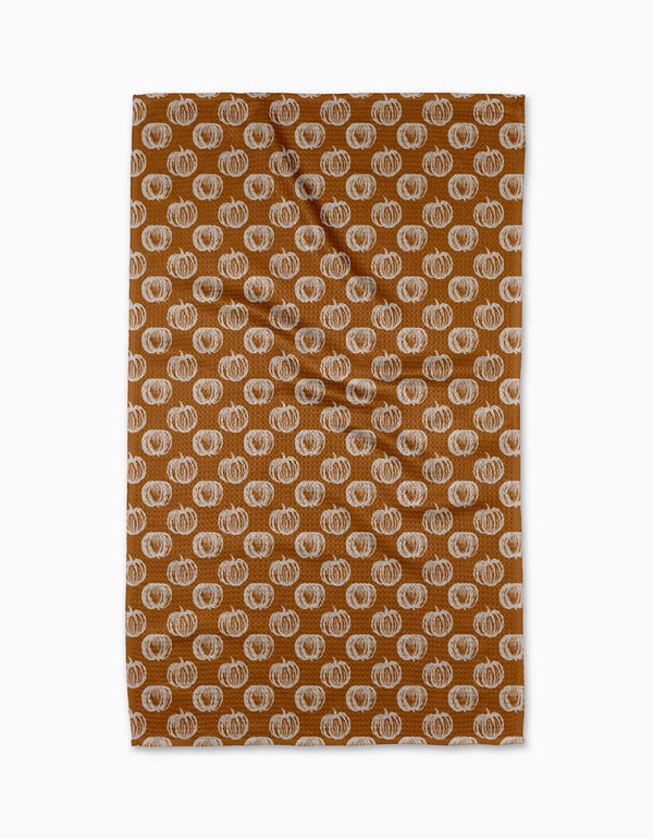 Fall Bounty Geometry Tea Towel