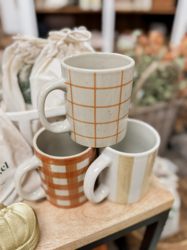 Harvest Mugs, Three Styles