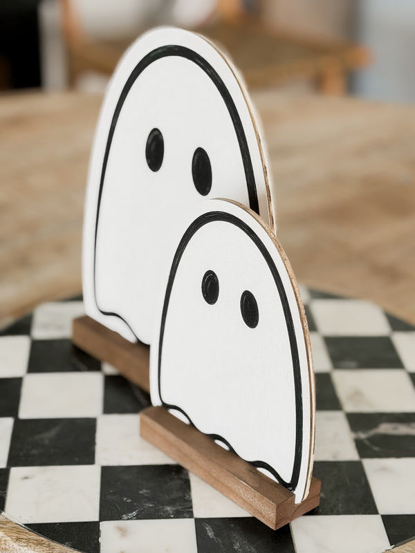 Wood Ghost Shelf Sitter