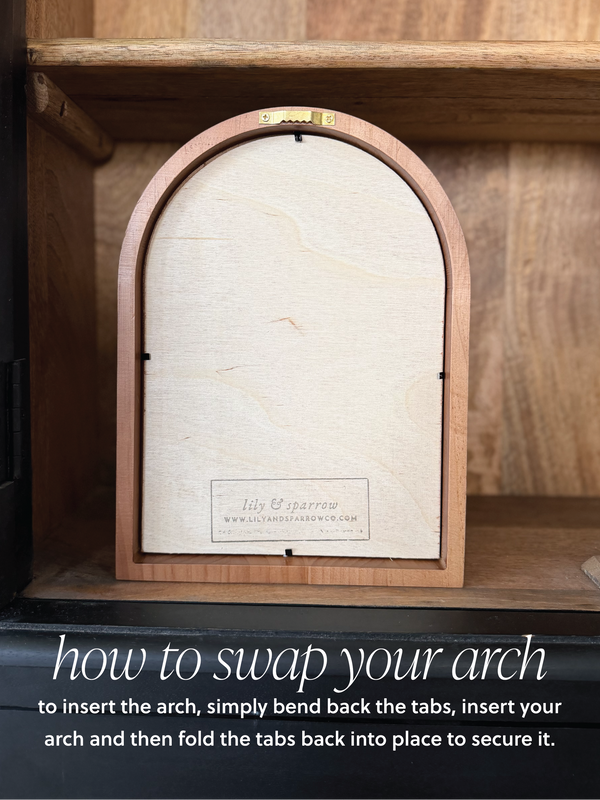 Arch Wood Frame | Arch Inserts Sold Separately