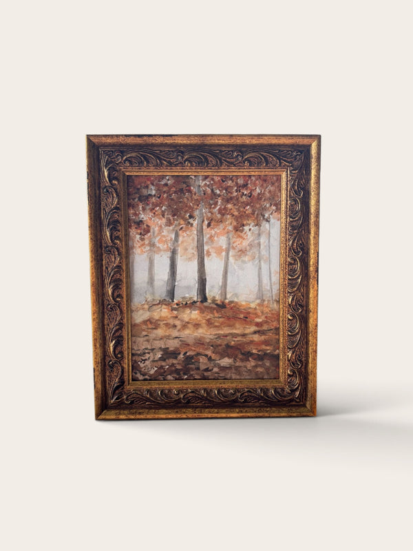 Autumn Forest - 2 | Antique Gold Frame