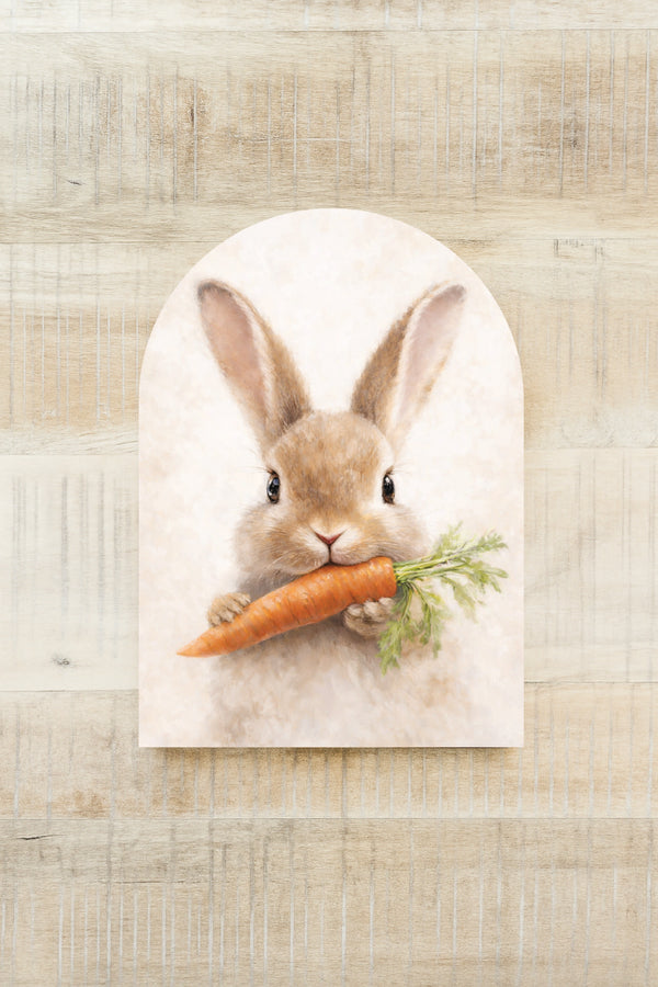 Bunny Eating Carrot, Arch