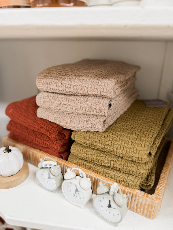 Cotton Knit Tea Towel
