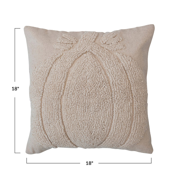 Tufted Pumpkin Pillow